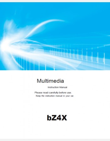 toyota bz4x 2023-2024  navigation & multimedia system manual (jdm)